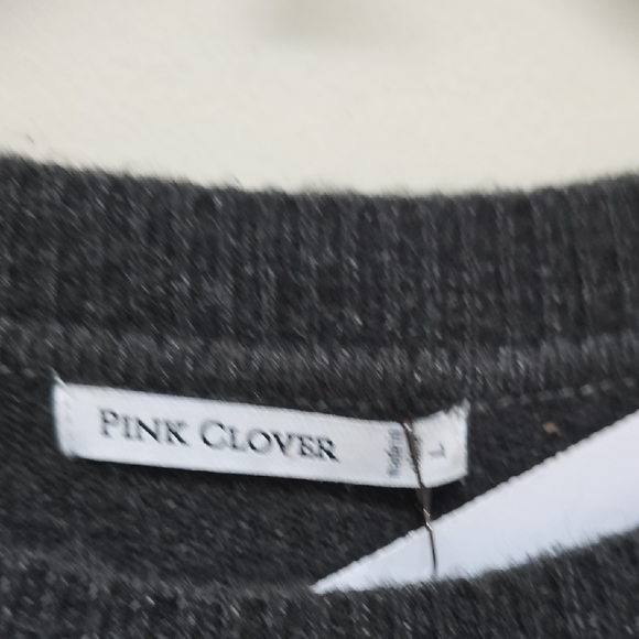 PINK CLOVER 🛍 Carson Button Detail Crew Neck Sweater - Size L - Picture 4 of 11